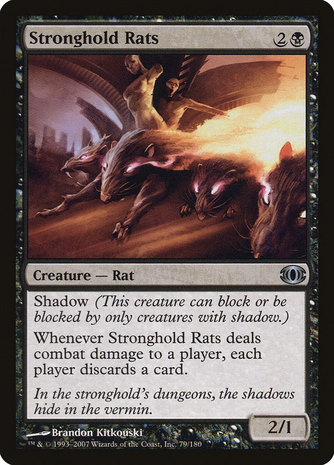 Stronghold Rats [Future Sight] Magic: The Gathering