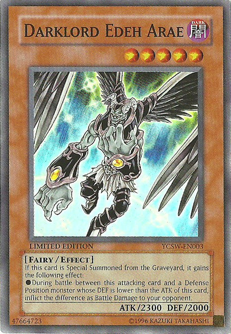 Darklord Edeh Arae [YCSW-EN003] Super Rare Yu-Gi-Oh!