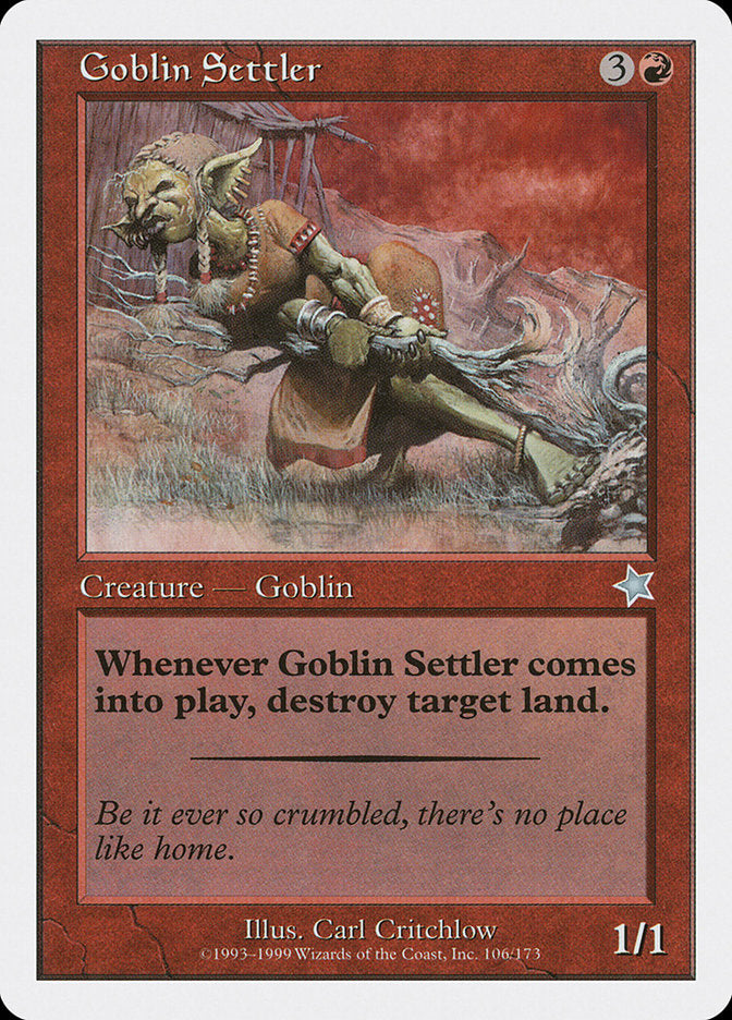 Goblin Settler [Starter 1999] Magic: The Gathering