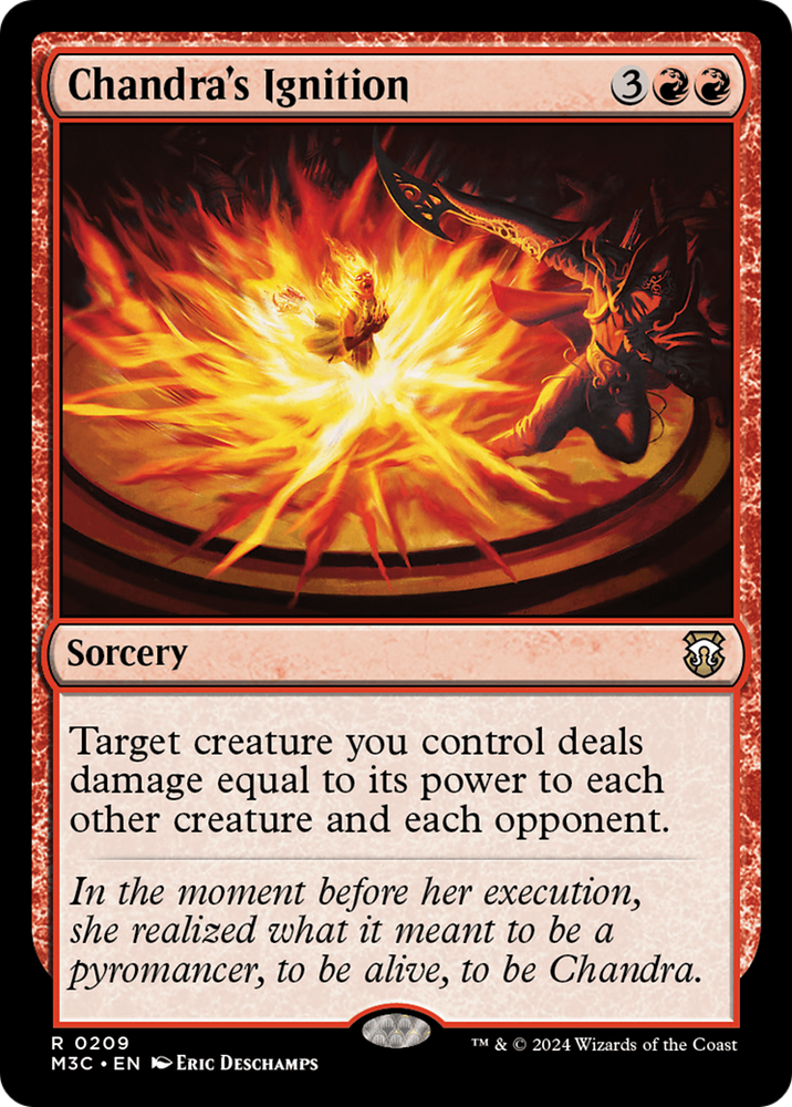 Chandra's Ignition (Ripple Foil) [Modern Horizons 3 Commander] Magic: The Gathering