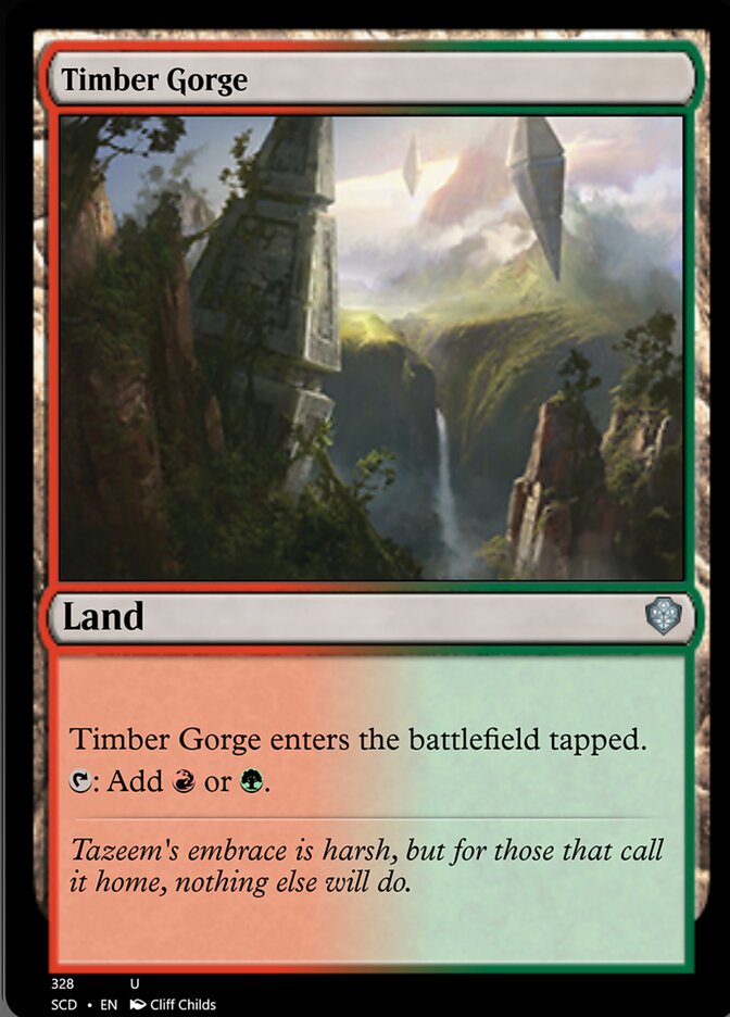Timber Gorge [Starter Commander Decks] Magic: The Gathering