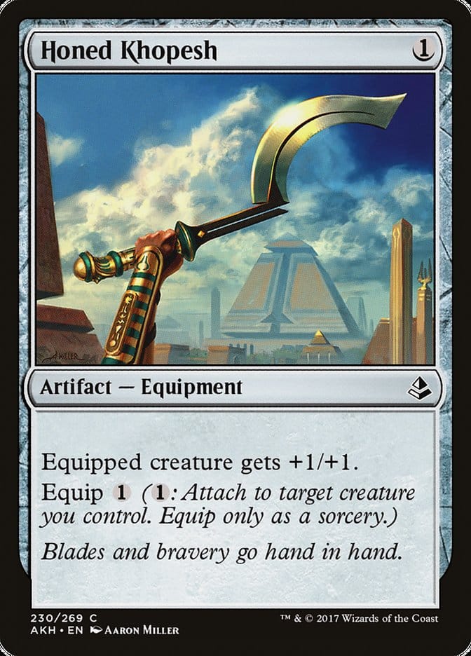 Honed Khopesh [Amonkhet] Magic: The Gathering