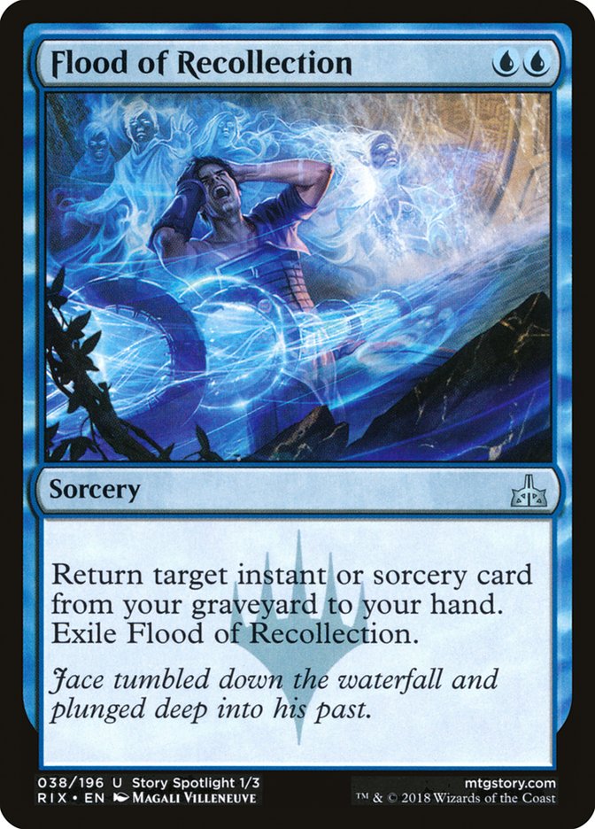 Flood of Recollection [Rivals of Ixalan] Magic: The Gathering