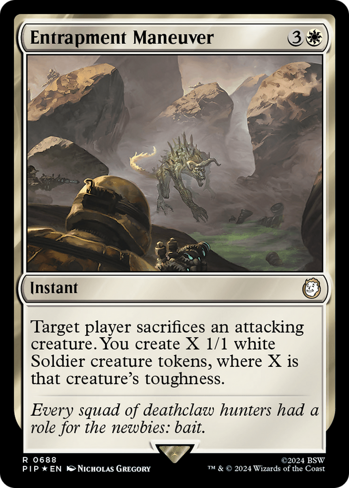 Entrapment Maneuver (Surge Foil) [Fallout] Magic: The Gathering