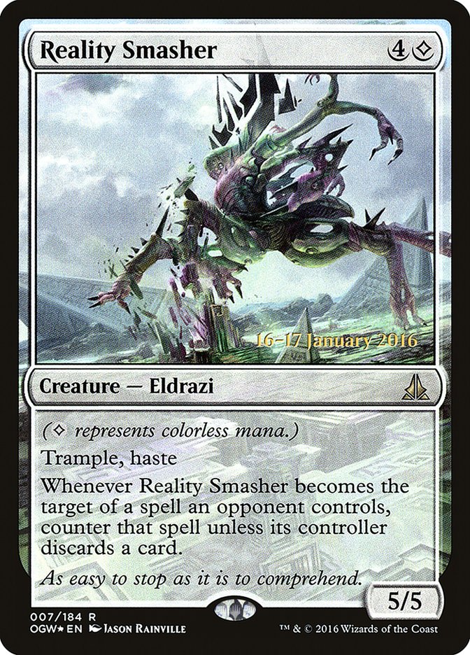 Reality Smasher [Oath of the Gatewatch Prerelease Promos] Magic: The Gathering
