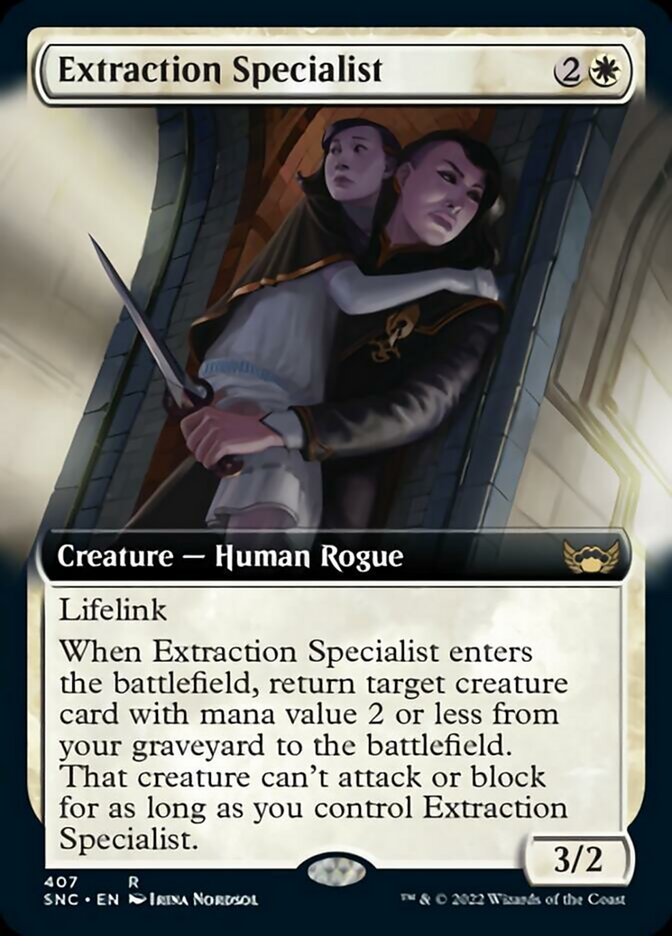 Extraction Specialist (Extended Art) [Streets of New Capenna] Magic: The Gathering