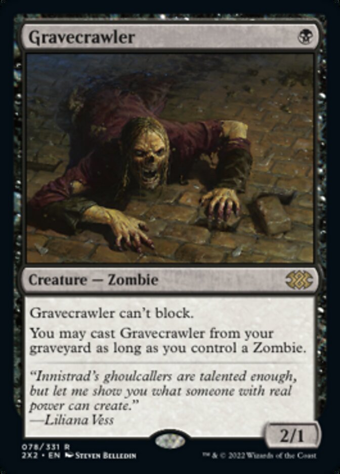 Gravecrawler [Double Masters 2022] Magic: The Gathering