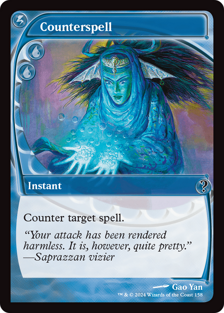Counterspell (Future Sight) [Mystery Booster 2] Magic: The Gathering