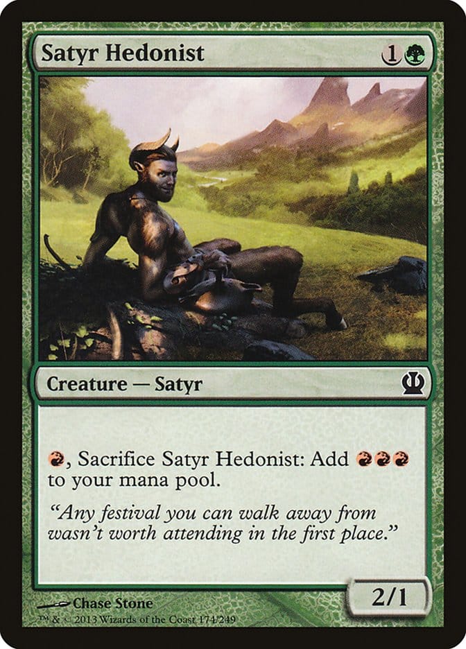 Satyr Hedonist [Theros] Magic: The Gathering