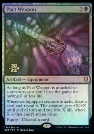 Pact Weapon [Commander Legends: Battle for Baldur's Gate Prerelease Promos] Magic: The Gathering