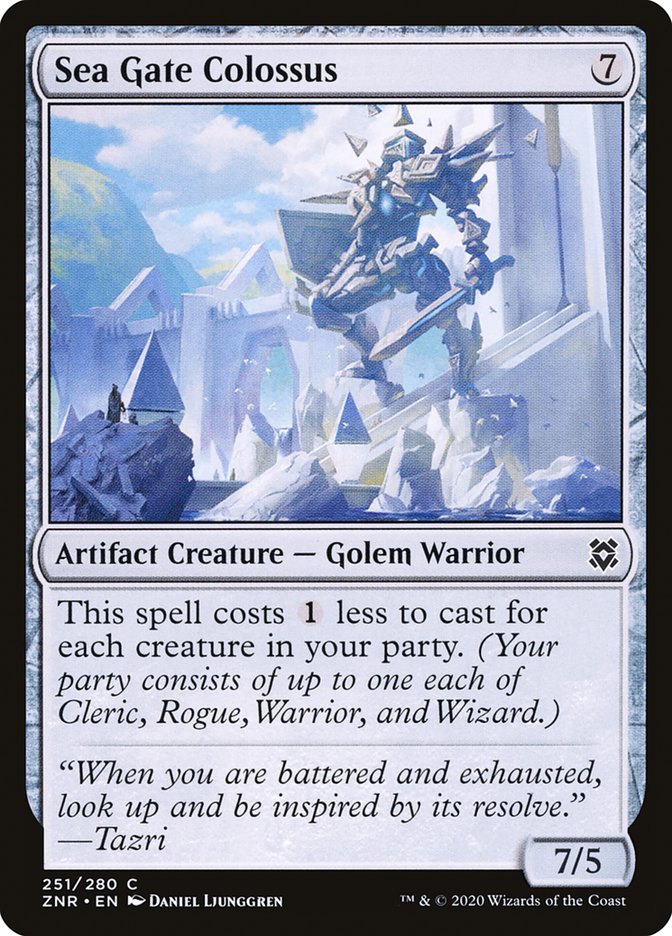 Sea Gate Colossus [Zendikar Rising] Magic: The Gathering