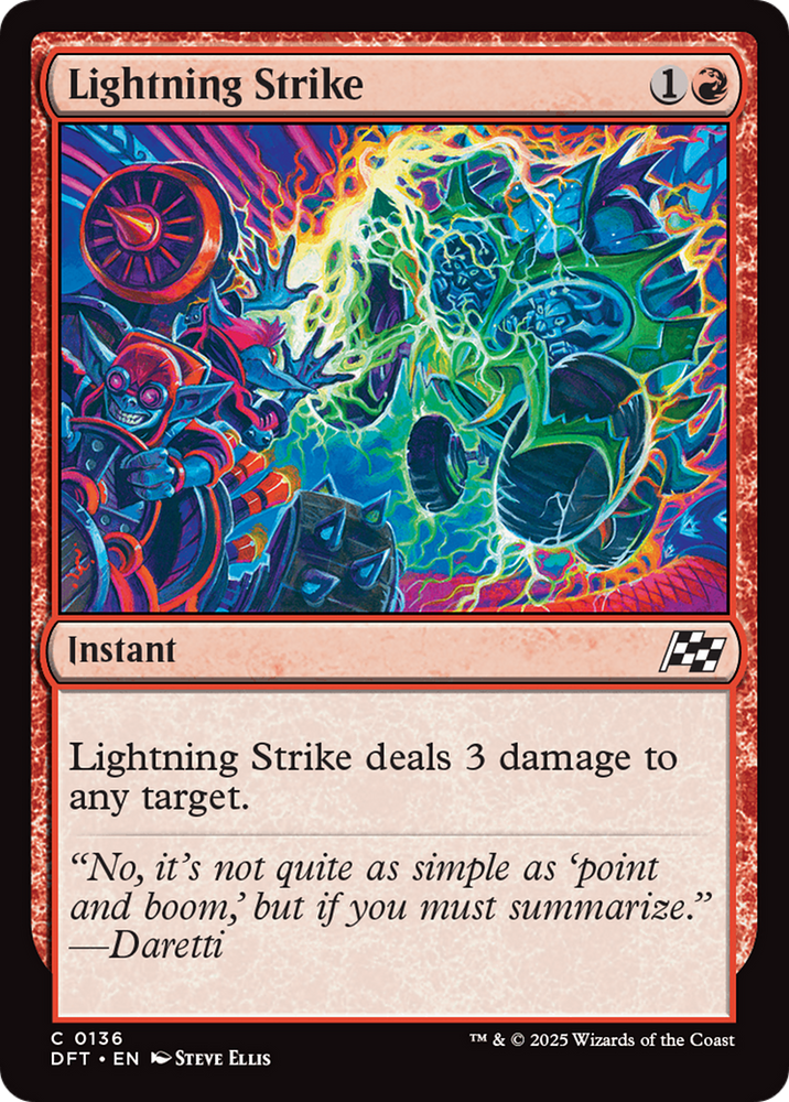 Lightning Strike [Aetherdrift] Magic: The Gathering