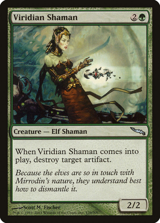 Viridian Shaman [Mirrodin] Magic: The Gathering