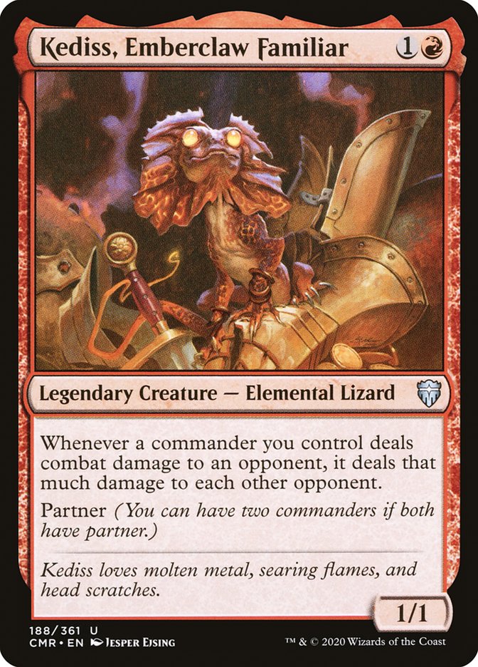 Kediss, Emberclaw Familiar [Commander Legends] Magic: The Gathering
