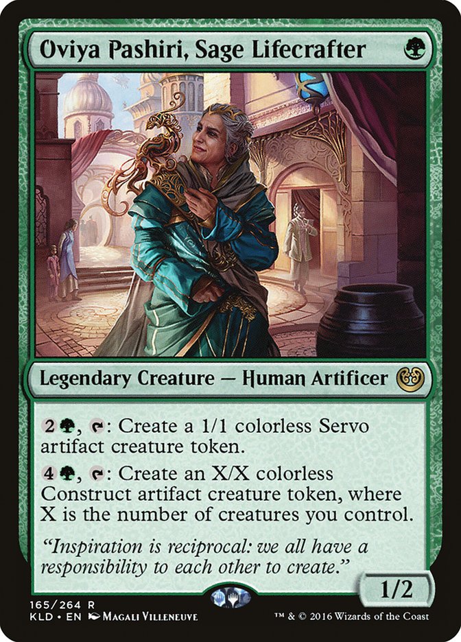 Oviya Pashiri, Sage Lifecrafter [Kaladesh] Magic: The Gathering