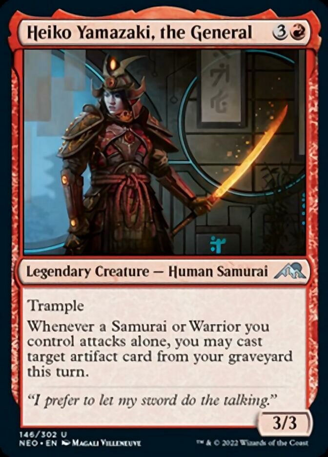 Heiko Yamazaki, the General [Kamigawa: Neon Dynasty] Magic: The Gathering