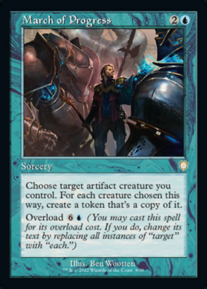 March of Progress (Retro) [The Brothers' War Commander] Magic: The Gathering