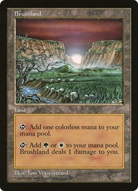 Brushland (Oversized) [Oversize Cards] Magic: The Gathering