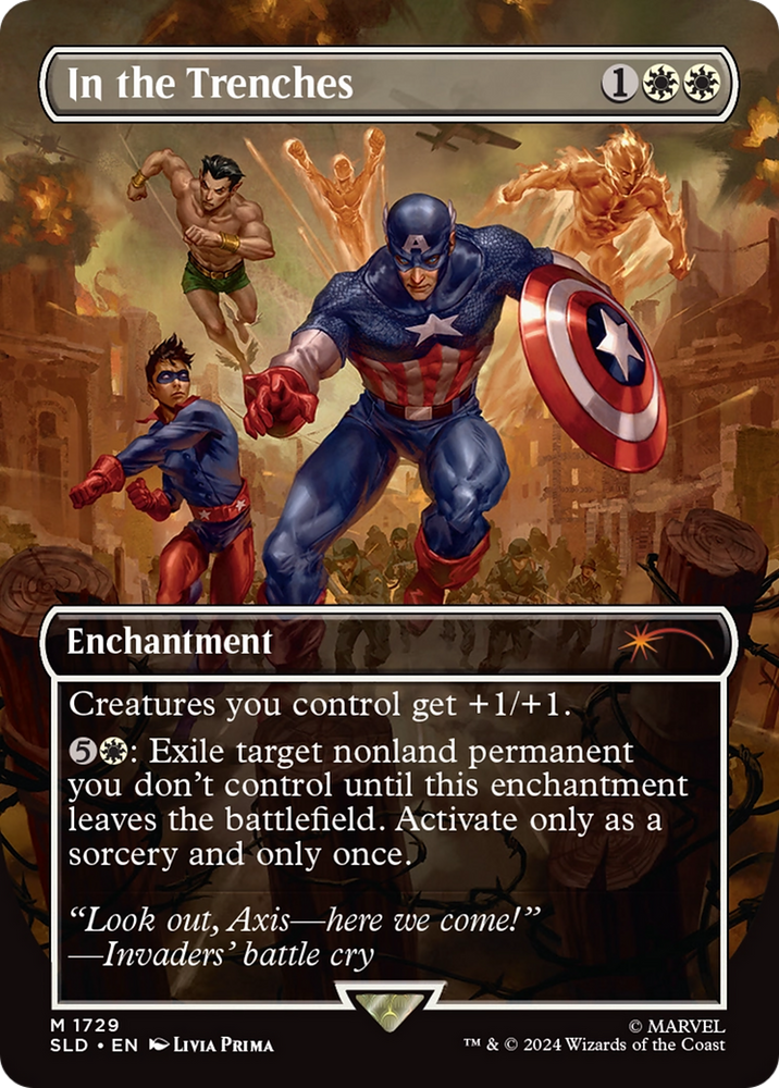 In the Trenches (Rainbow Foil) [Secret Lair Drop Series] Magic: The Gathering