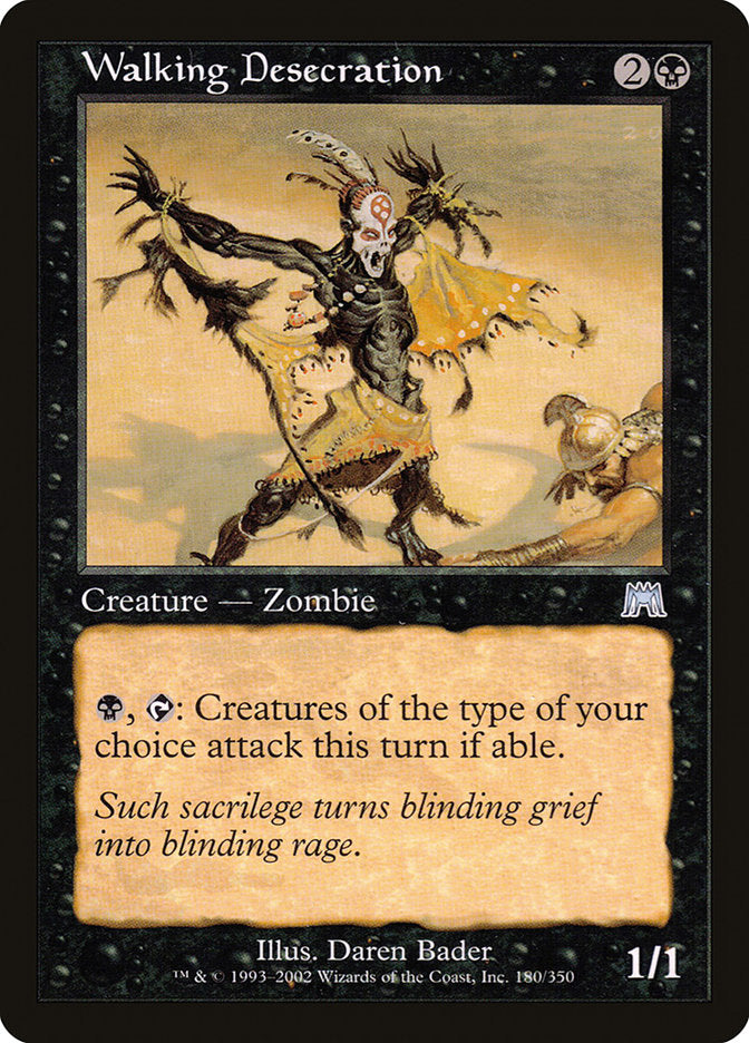 Walking Desecration [Onslaught] Magic: The Gathering