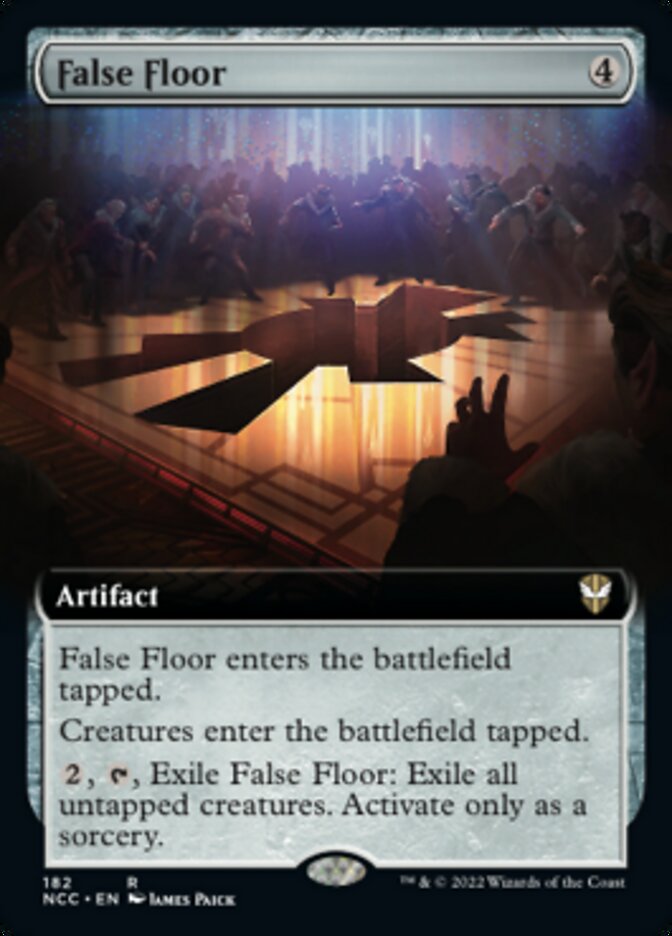 False Floor (Extended Art) [Streets of New Capenna Commander] Magic: The Gathering