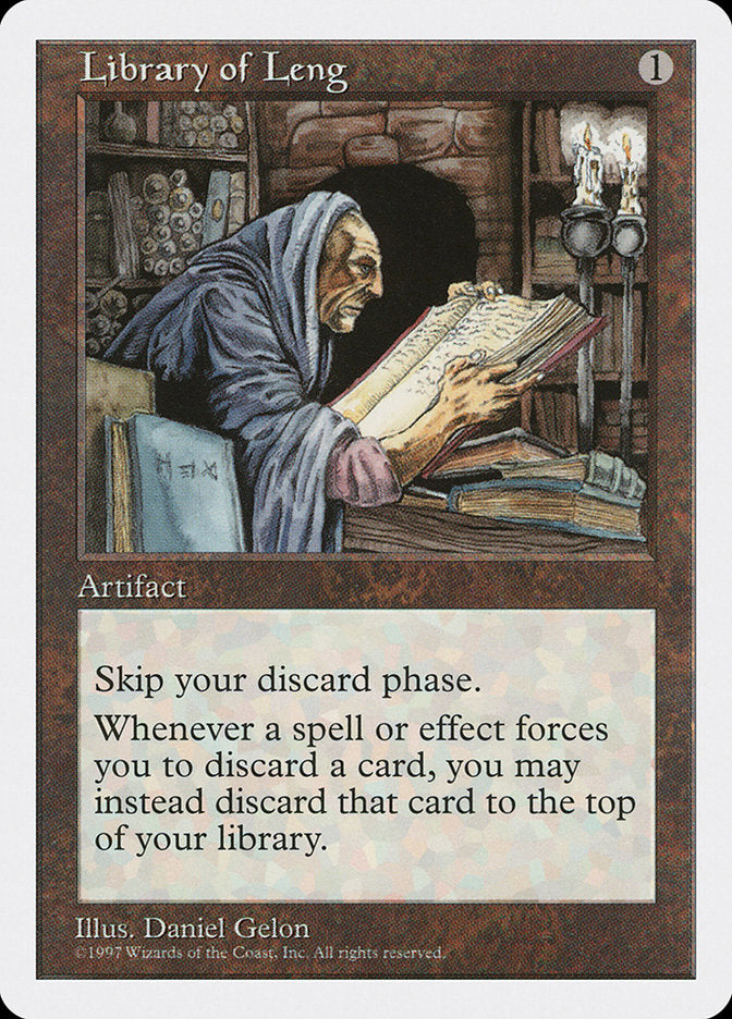 Library of Leng [Fifth Edition] Magic: The Gathering