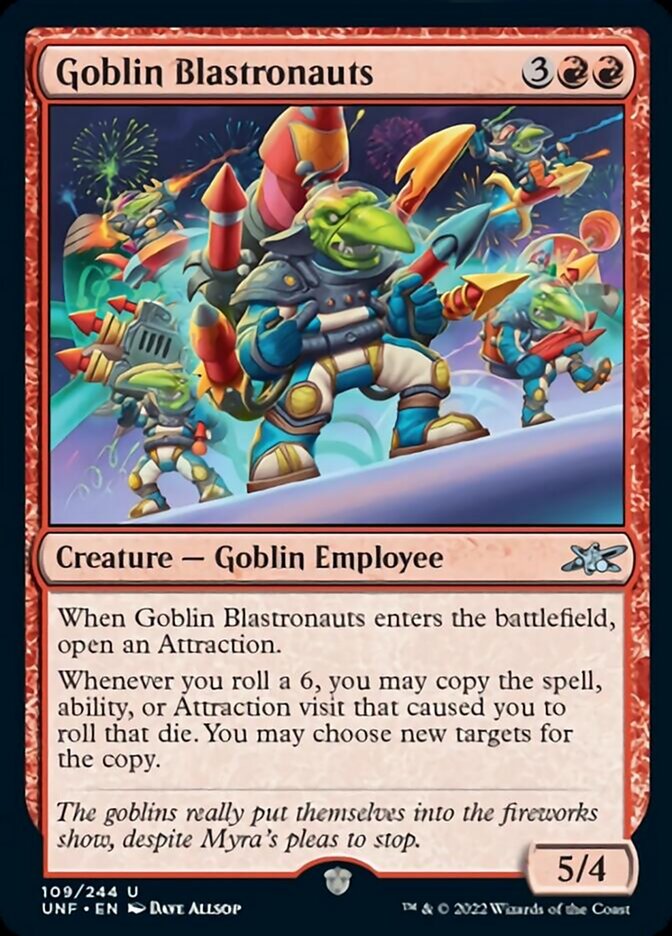 Goblin Blastronauts [Unfinity] Magic: The Gathering