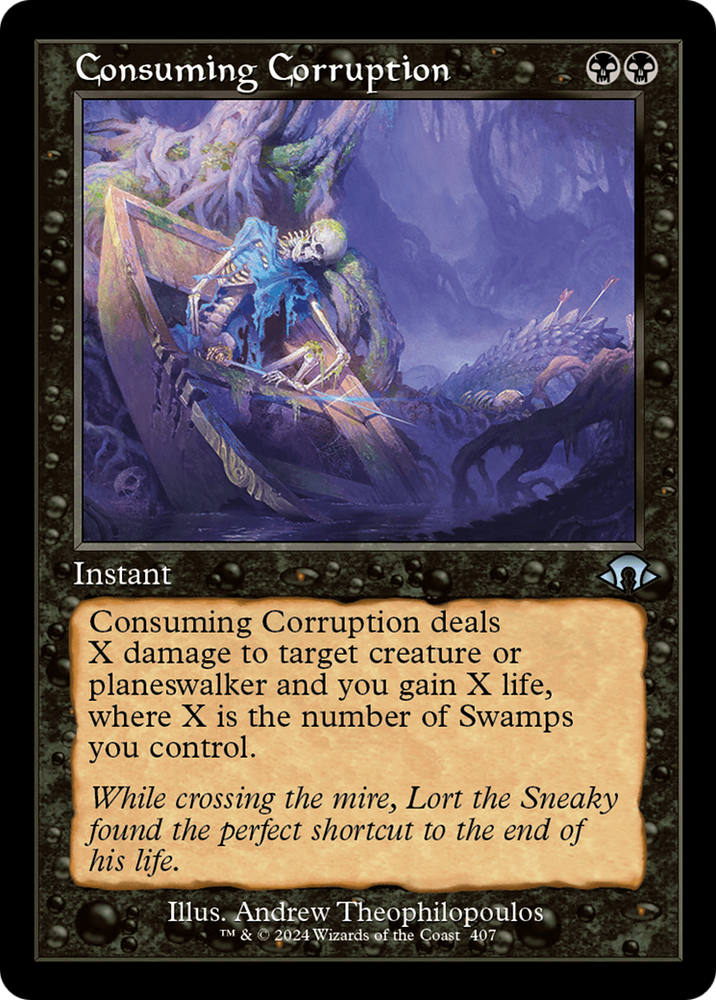 Consuming Corruption (Retro) [Modern Horizons 3] Magic: The Gathering