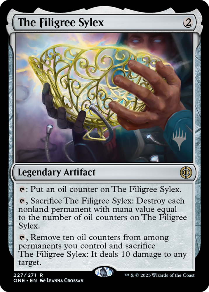 The Filigree Sylex (Promo Pack) [Phyrexia: All Will Be One Promos] Magic: The Gathering