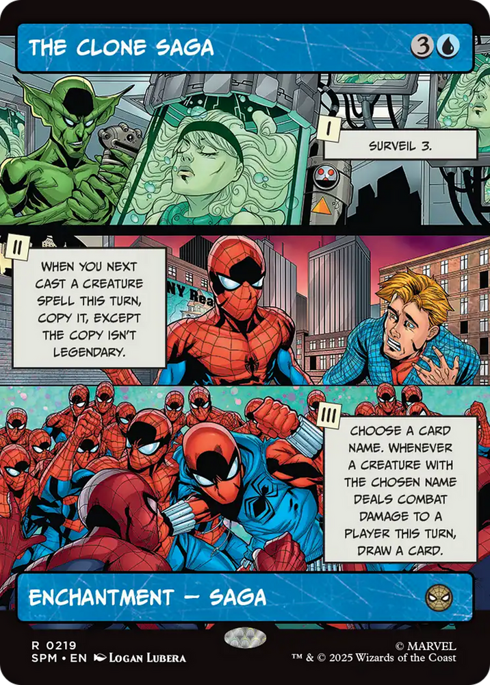 The Clone Saga (Borderless) [Marvel's Spider-Man] Magic: The Gathering