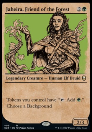 Jaheira, Friend of the Forest (Showcase) [Commander Legends: Battle for Baldur's Gate] Magic: The Gathering