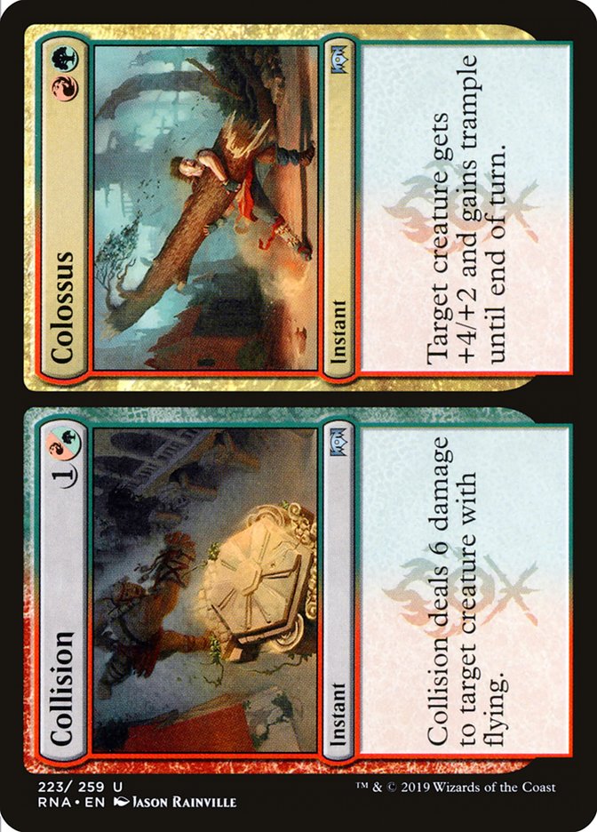 Collision // Colossus [Ravnica Allegiance] Magic: The Gathering