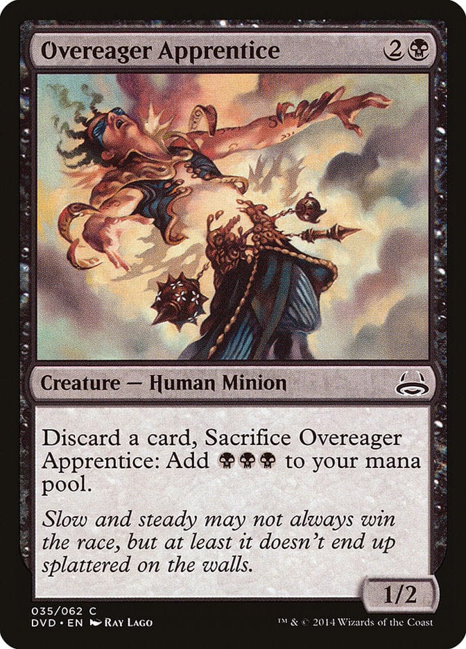 Overeager Apprentice (Divine vs. Demonic) [Duel Decks Anthology] Magic: The Gathering