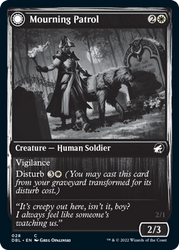 Mourning Patrol // Morning Apparition [Innistrad: Double Feature] Magic: The Gathering