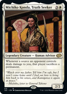 Michiko Konda, Truth Seeker [Jumpstart 2022] Magic: The Gathering