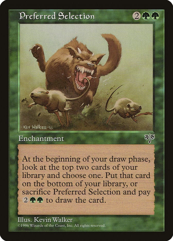 Preferred Selection [Mirage] Magic: The Gathering