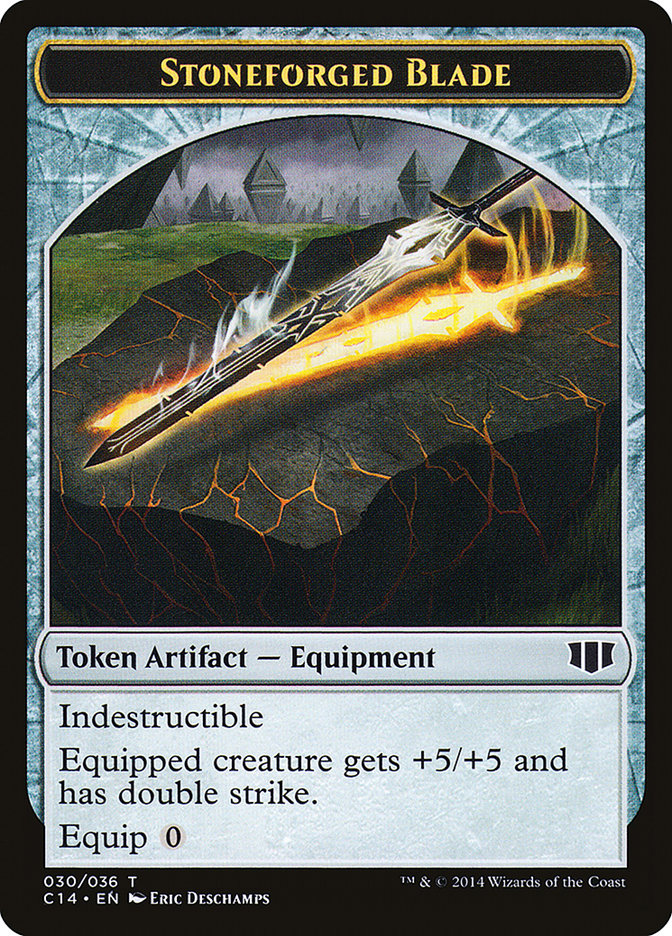 Stoneforged Blade // Germ Double-Sided Token [Commander 2014 Tokens] Magic: The Gathering