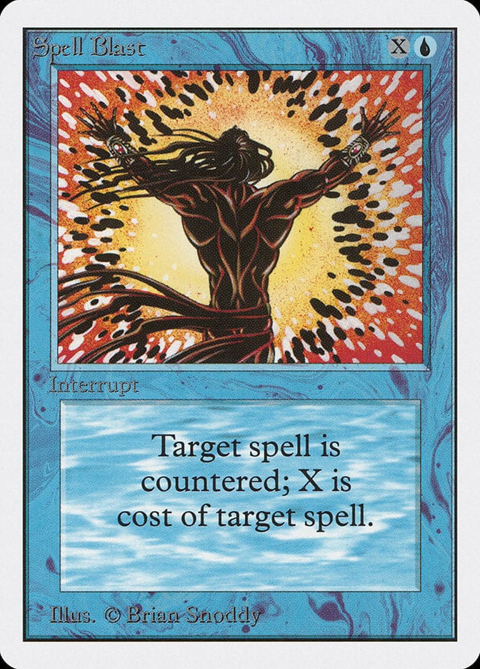 Spell Blast [Unlimited Edition] Magic: The Gathering