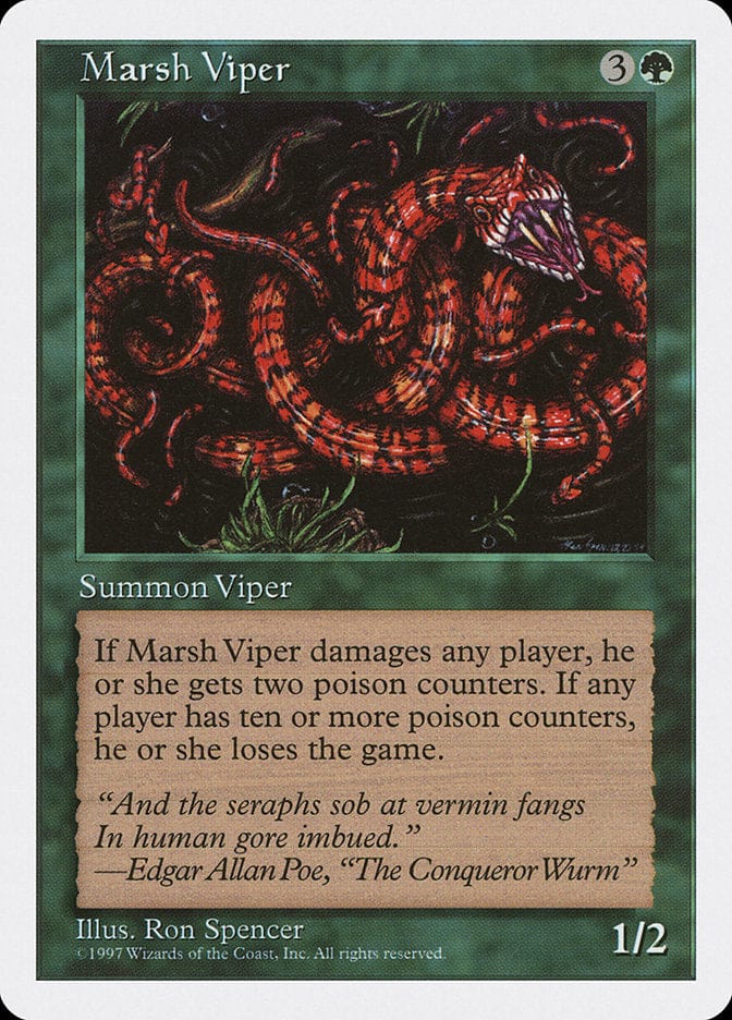 Marsh Viper [Fifth Edition] Magic: The Gathering
