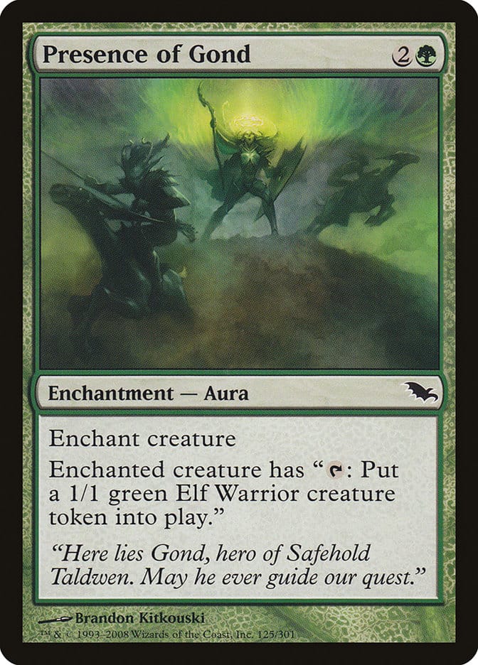 Presence of Gond [Shadowmoor] Magic: The Gathering
