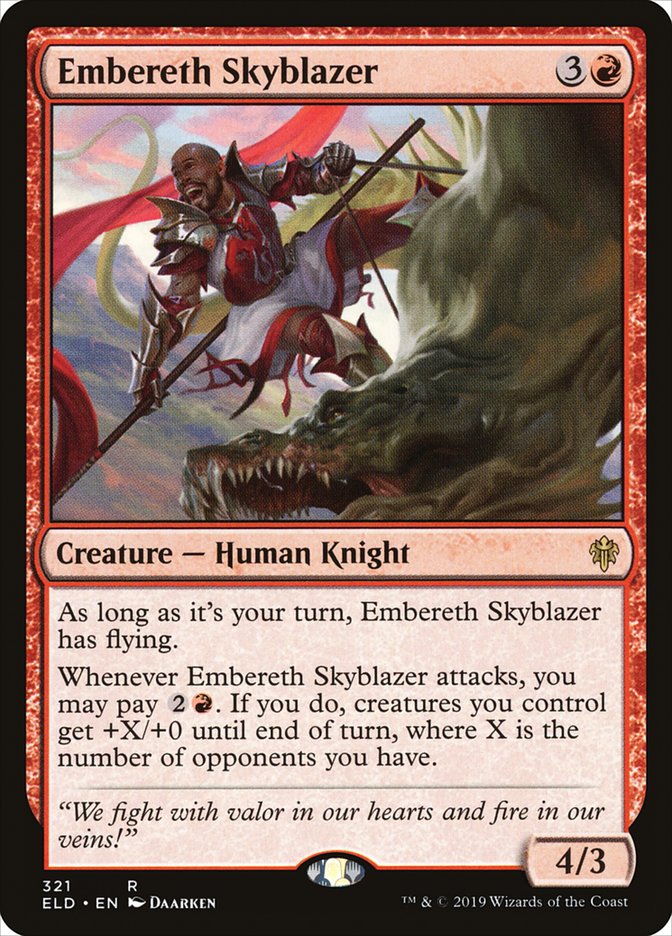 Embereth Skyblazer [Throne of Eldraine] Magic: The Gathering