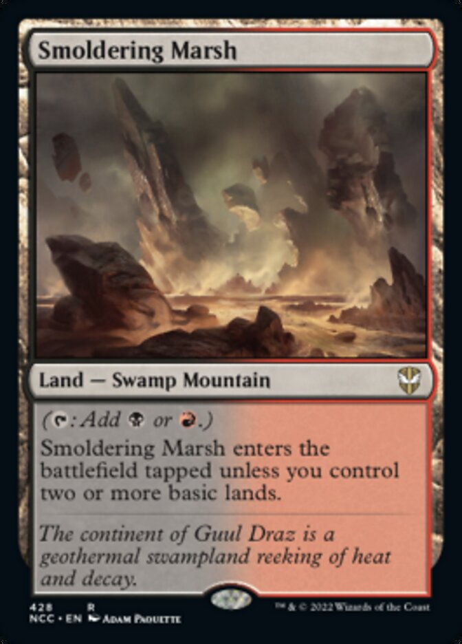 Smoldering Marsh [Streets of New Capenna Commander] Magic: The Gathering