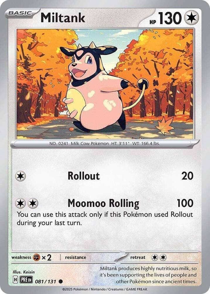 Miltank (081/131) [Scarlet & Violet: Prismatic Evolutions] - Pokemon Cards For Your TCG Needs!