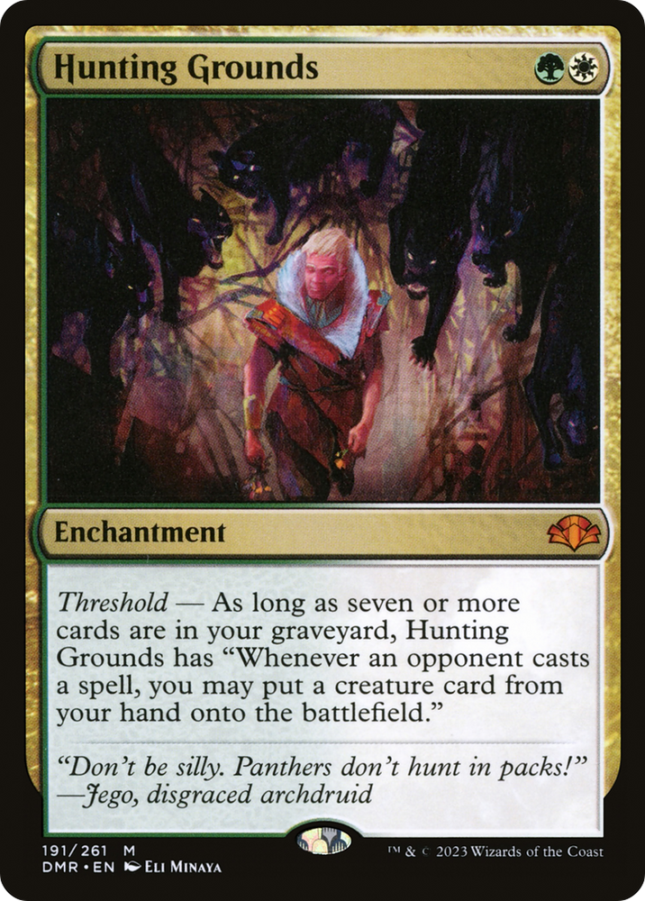 Hunting Grounds [Dominaria Remastered] Magic: The Gathering