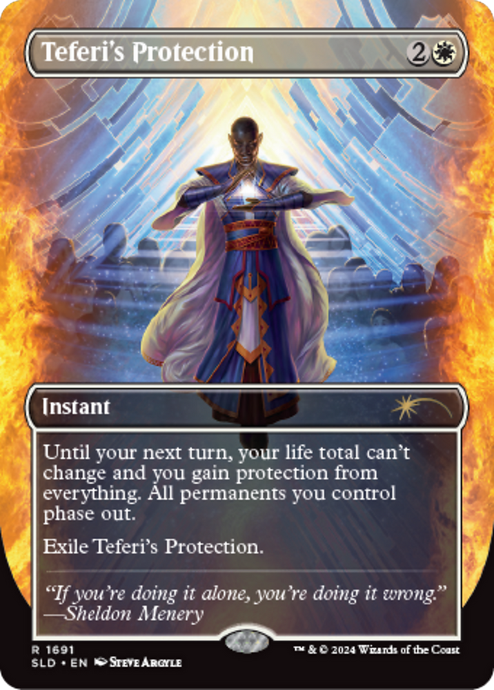 Teferi's Protection (1691) [Secret Lair: Sheldon's Spellbook] Magic: The Gathering