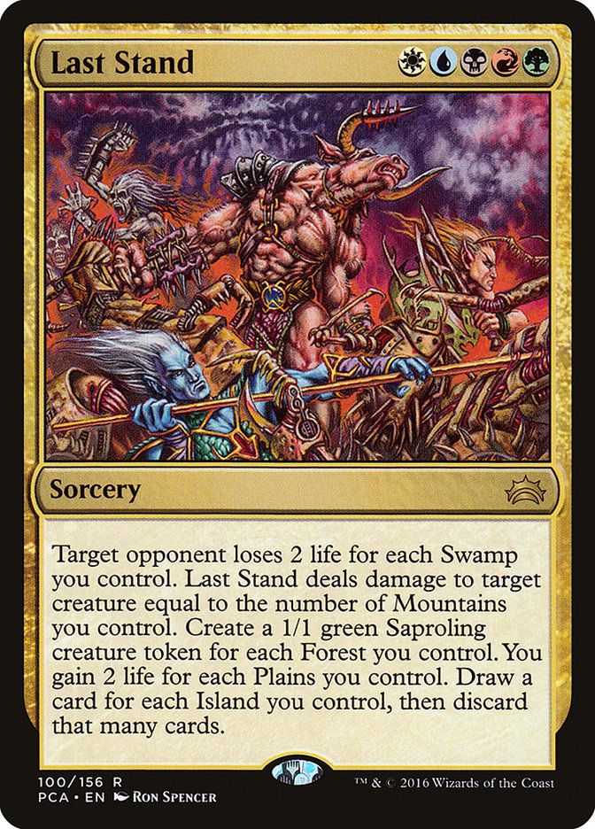 Last Stand [Planechase Anthology] Magic: The Gathering