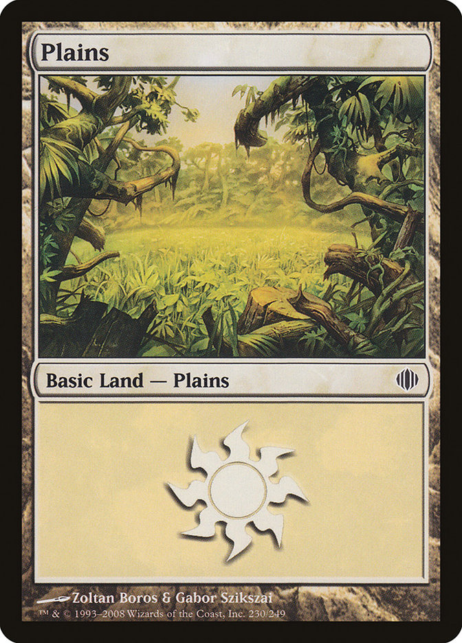 Plains (230) [Shards of Alara] Magic: The Gathering