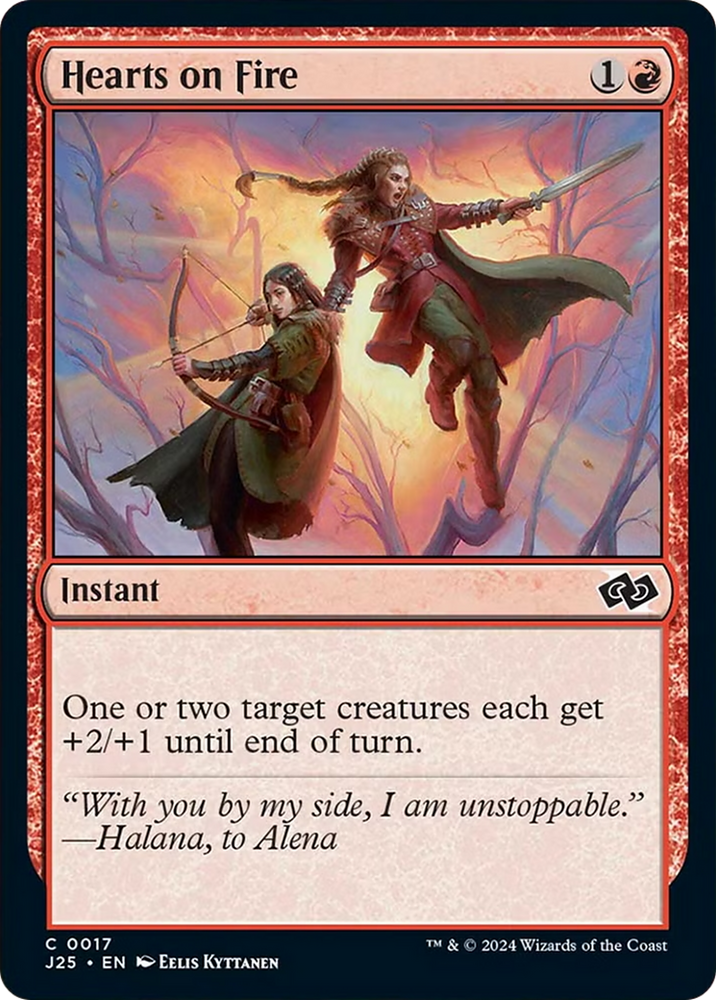 Hearts on Fire [Foundations Jumpstart] Magic: The Gathering