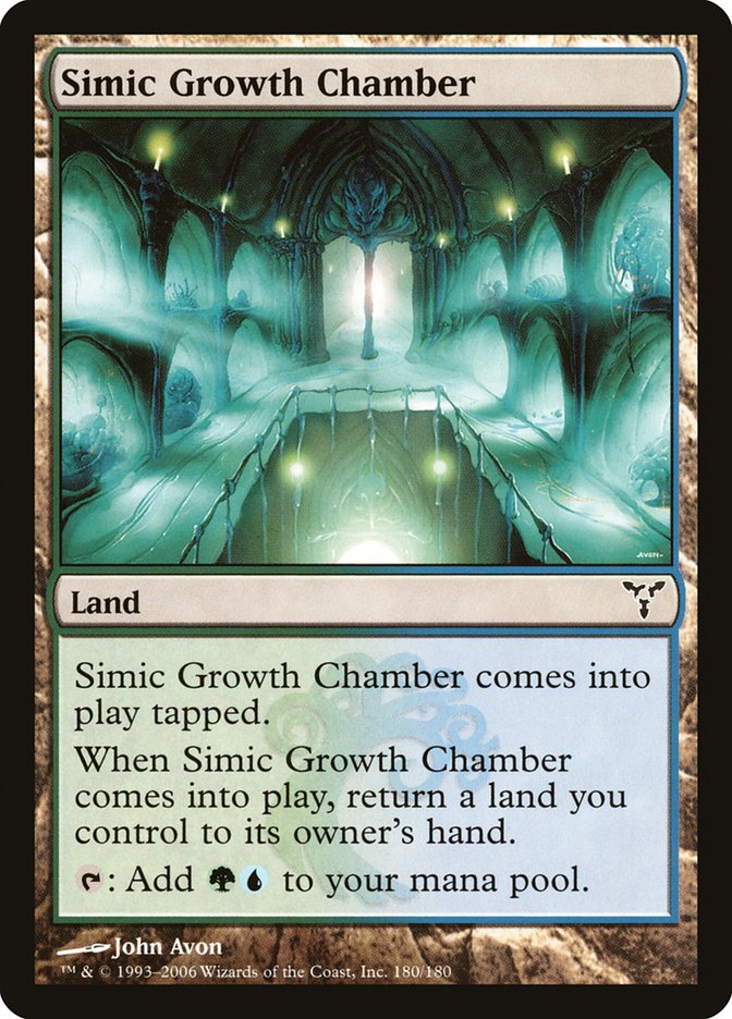 Simic Growth Chamber [Dissension] Magic: The Gathering