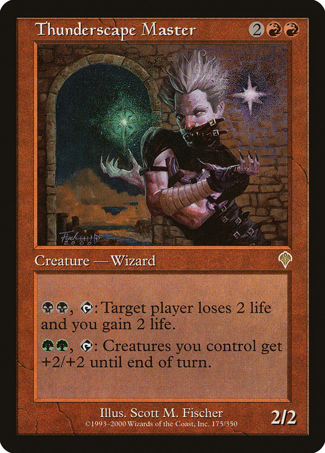 Thunderscape Master [Invasion] Magic: The Gathering